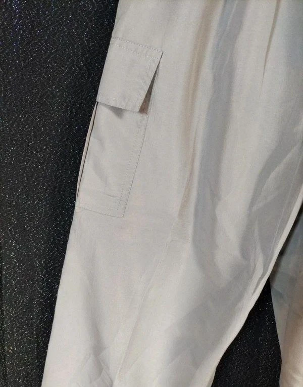 Lichtgewicht katoenen broek / buisbroek maat L grijs nieuw – photo 3